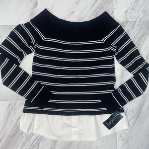 INC Off The Shoulder Knit Top